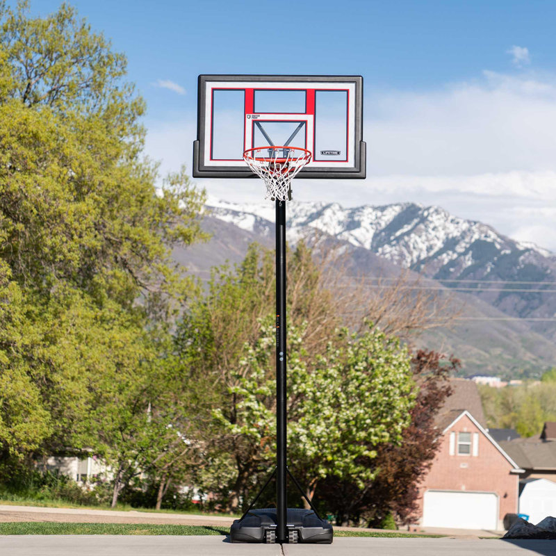Lifetime Height Adjustable Portable Basketball Hoop (50" Polycarbonate